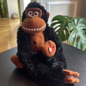 Long Arm Velcro Hand Monkey, Battery Pack Inside, Kicks Feet & Makes Noise